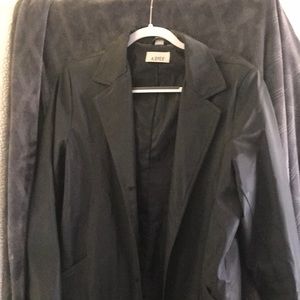 Black overcoat/raincoat